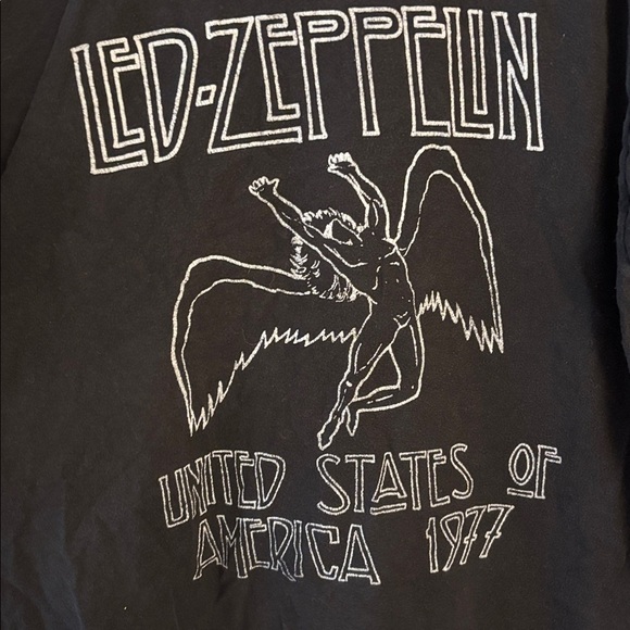 Led Zeppelin Black Graphic T-Shirt - Picture 2 of 4